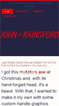 Mobile Screenshot of johnrainsford.com